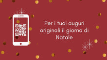 Carica l'immagine nel visualizzatore di Gallery, NATALE QRcode Dedica "Happy Xmas" (WHITE CHRISTMAS)