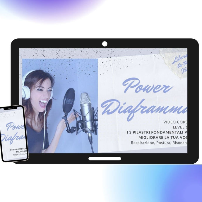 REGALA  POWER DIAFRAMMA - Corso di Canto - LEVEL 1